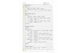 HTML notes! (Handwritten notes for the html )