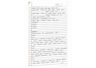 HTML notes! (Handwritten notes for the html )