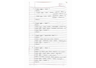 HTML notes! (Handwritten notes for the html )