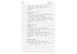 HTML notes! (Handwritten notes for the html )