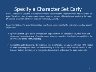 Use <Link> Instead of @import: Using CSS @import allows stylesheets to import other stylesheets which are the unable to download in parallel. This adds additional load time.6