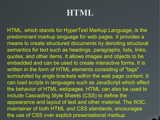 Htmlppt 100604051515-phpapp01 | PPT