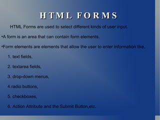 basic knowledge abot html | PPT
