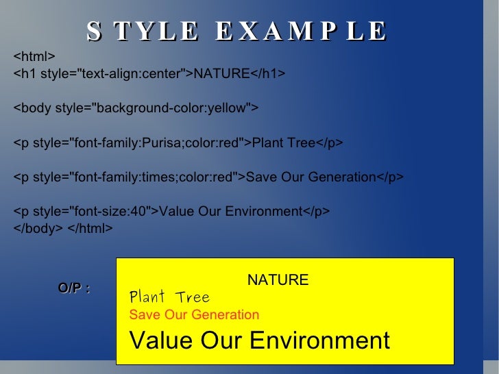 Html presentation pdf image