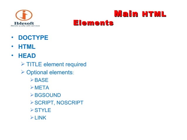 Html ppt | PPT | Web Design and HTML | Internet