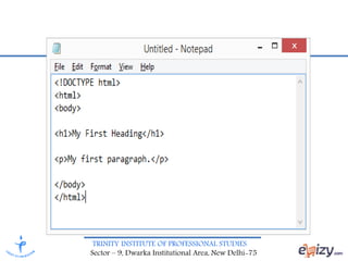 TRINITY INSTITUTE OF PROFESSIONAL STUDIES
Sector – 9, Dwarka Institutional Area, New Delhi-75
 
