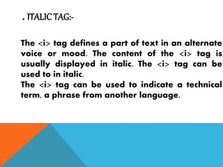 Html ppt | PPTX