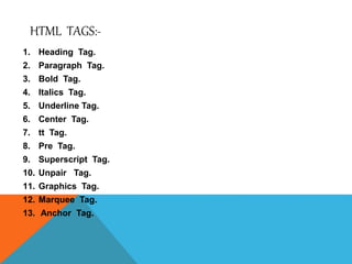 Html ppt | PPTX