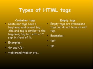 Html ppt computer | PPT | Web Design and HTML | Internet