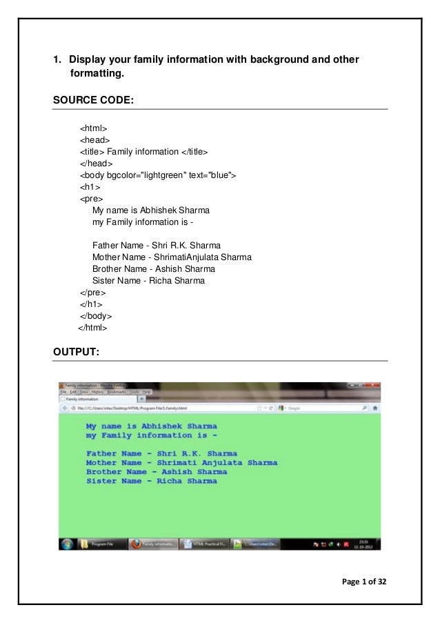 Html Html