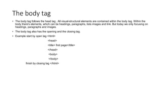 HTML presentation | PPT