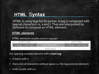 Html presentation | PPT