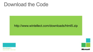 http://www.wintellect.com/downloads/html5.zip
 