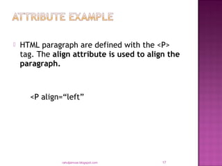 HTML, HTML5,HTML,CSS How To Make Your Own Website | PPT