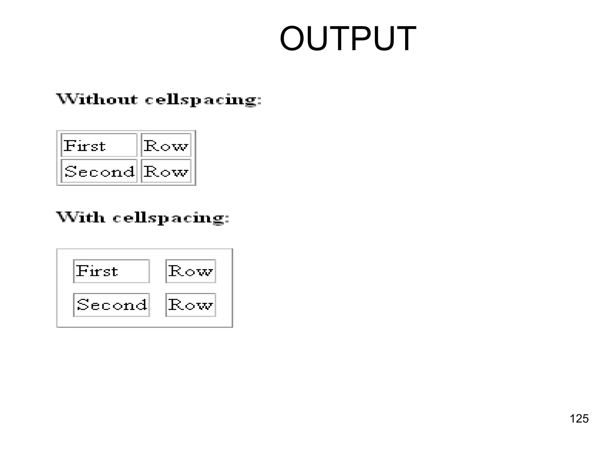 OUTPUT 