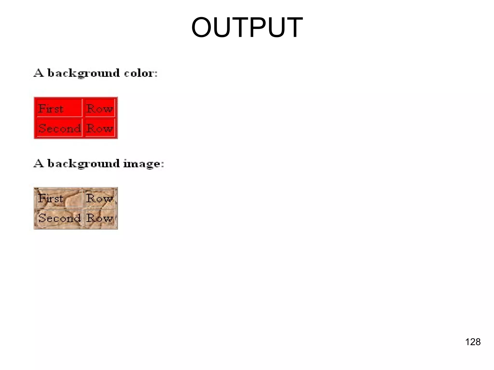 OUTPUT 