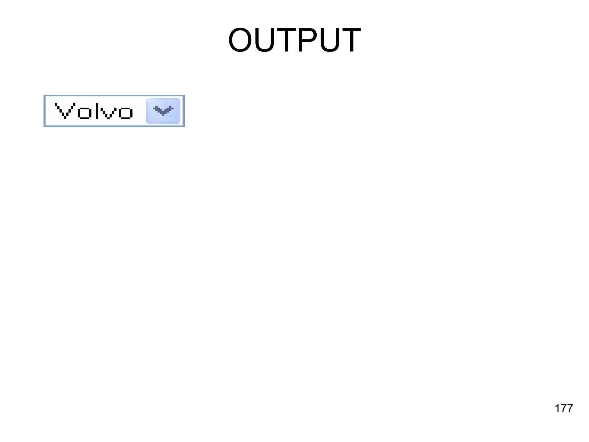 OUTPUT 