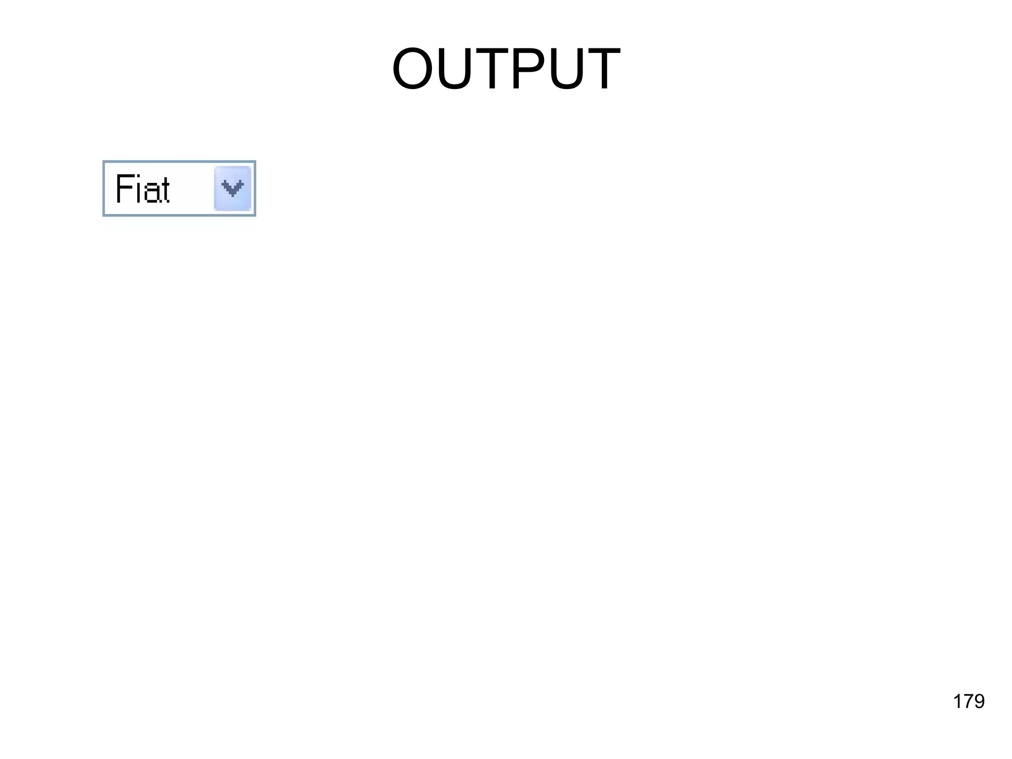 OUTPUT 