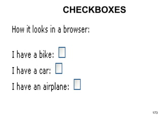 CHECKBOXES 
