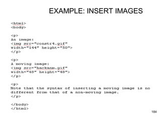 EXAMPLE: INSERT IMAGES 