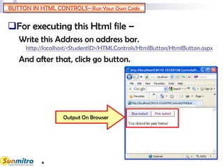 Html Server Button Control VB | PPT