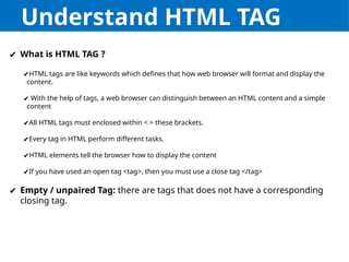 website design mark-up with HTML 5 .pptx