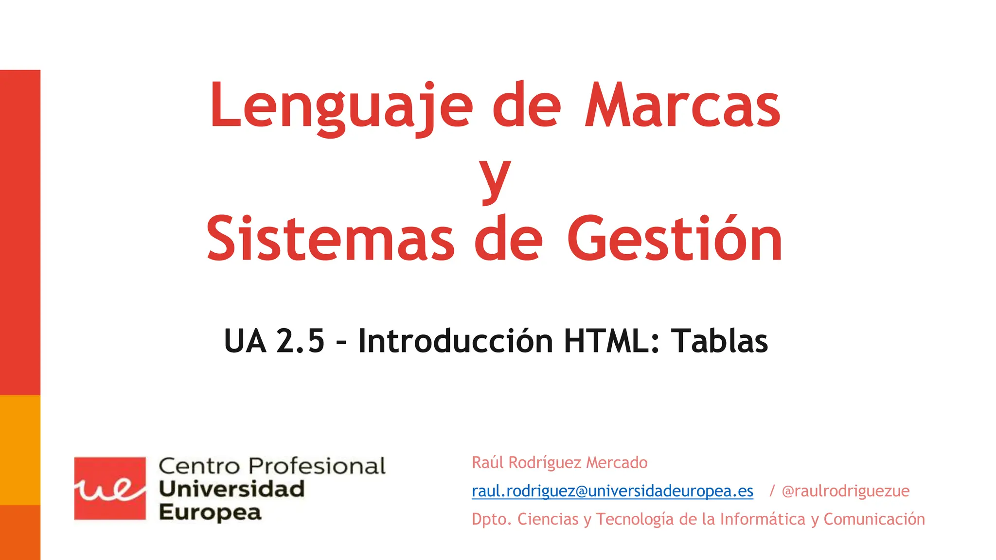 HTML_Tablas en lenguaje HTML y CSS3 dinamicos PPT