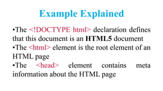 html tags chapter 1.pptx