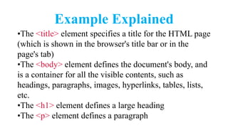 html tags chapter 1.pptx