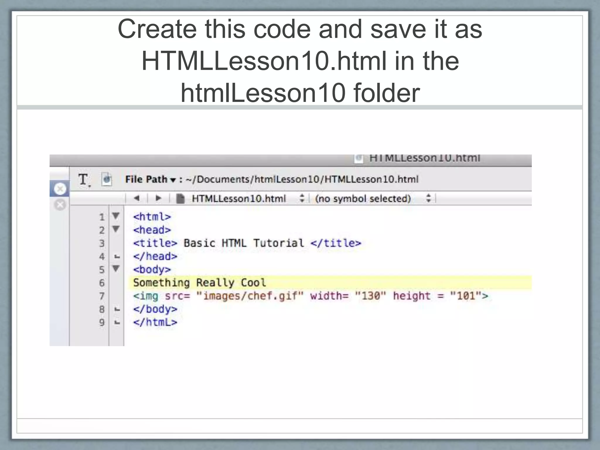 Html tutorial.lesson10 | PPT