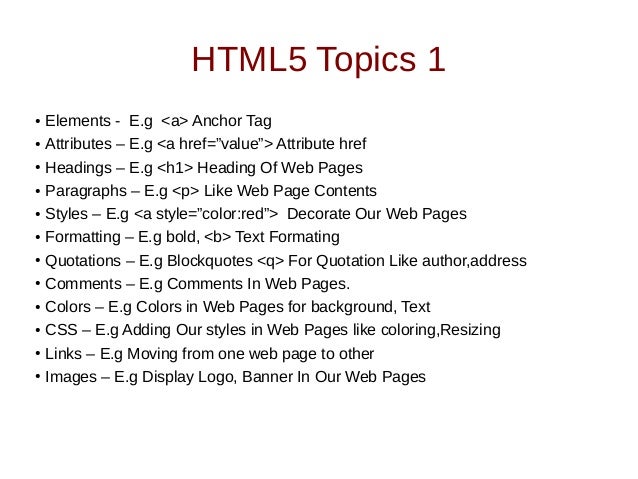HTML 5 Simple Tutorial Part 1