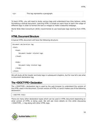 Html tutorial | PDF