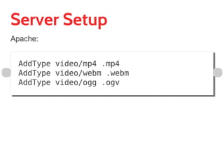 HTML5 Video Now!