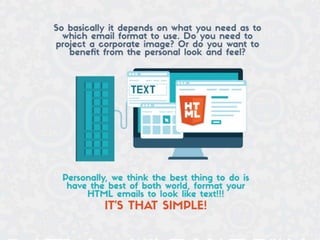 HTML vs Text: Which is Best for Email? | PPT