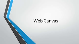 Web Canvas
 