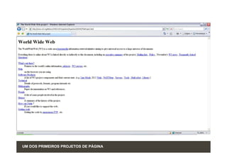 UM DOS PRIMEIROS PROJETOS DE PÁGINA
 