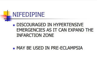 hypertension emergencies