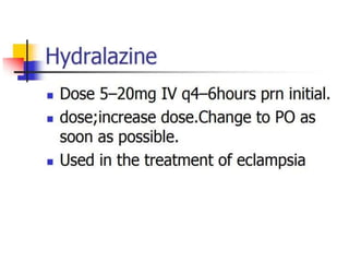 hypertension emergencies