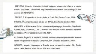 HTPF : PAUTA FORMATIVA: PROJETO LEITURA.
