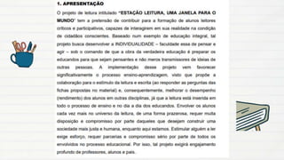 HTPF : PAUTA FORMATIVA: PROJETO LEITURA.