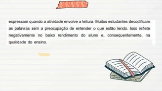 HTPF : PAUTA FORMATIVA: PROJETO LEITURA.