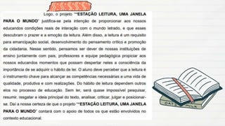 HTPF : PAUTA FORMATIVA: PROJETO LEITURA.