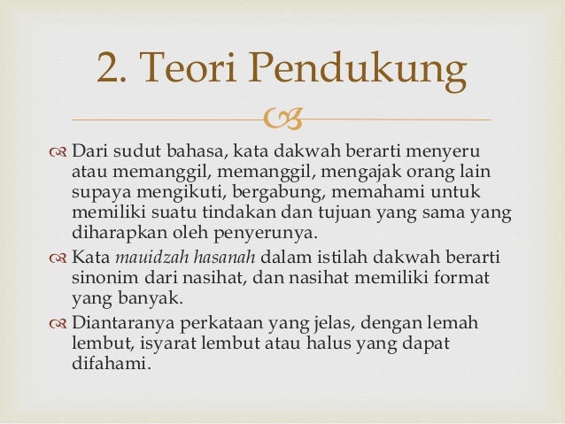 Hadis Tarbawi II
