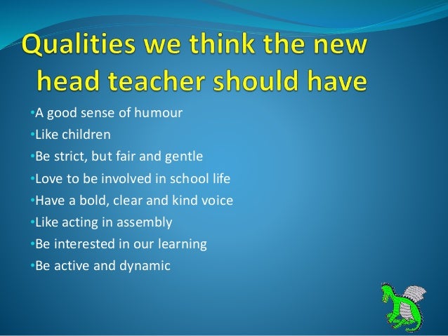 New Head Teacher Presentation