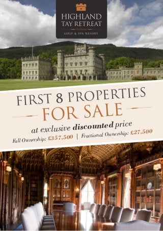 at exclusive discounted price
Full Ownership: £357,500 | Fractional Ownership: £27,500
FIRST 8 PROPERTIES
FOR SALE
 
