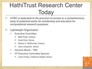 HathiTrust Research Center