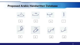 Arabic Handwritten Text Recognition and Writer Identification | PPTX