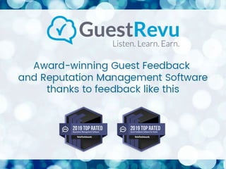 Hotel Tech Report Reviews From Our Clients - GuestRevu