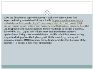 heigh temperature superconductivity seminar | PPTX