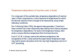 Heat Treatment of Foods | PDF